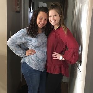 cute red dressy shirt